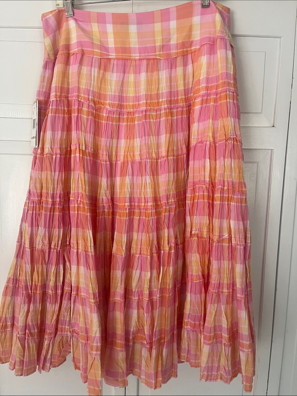 Jones New York Sport Cotton Pastel Midi Skirt NWT Size 12